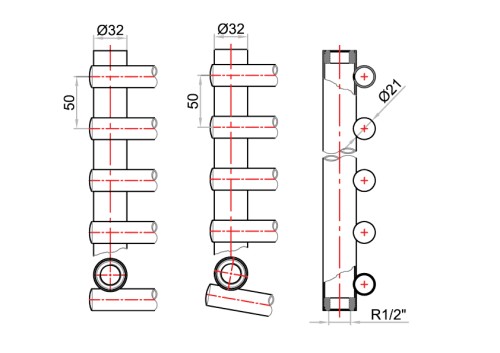  VİGO Electric Heater, VİGO Panel Radiator, VİGO Decorative Radiator-BLU TOWEL RADIATOR TYPES